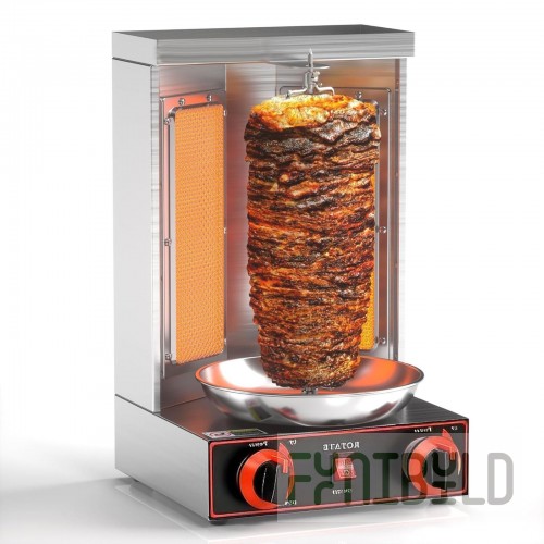 Shawarma-2 M (gas) (450x670x910 in, 7.3 kW, 2 burners)