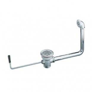 SPG International US-LD Universal Stainless Twist Handle Lever Drain 1-1/2