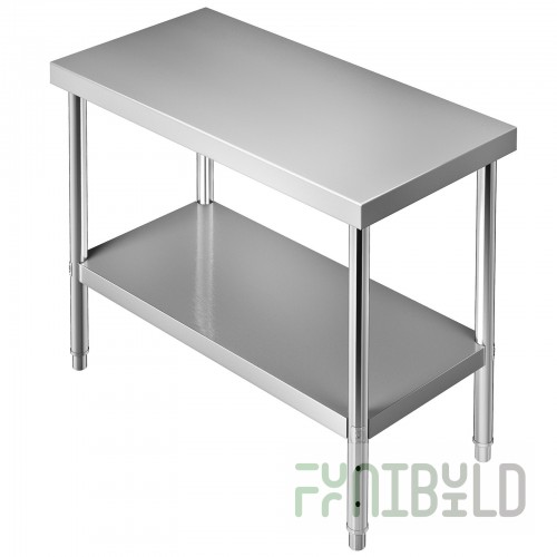 SPG International 10SLSB-24 Universal Stainless Work Table 120