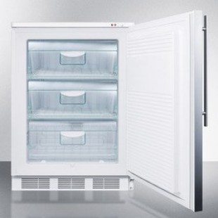 Summit VT65ML7SSHV 24 Inch Freestanding Laboratory Freezer 3.5 cu Ft with Baskets Summit VT65ML7SSHV 24 Inch Freestanding Laboratory Freezer 3.5 cu Ft with Baskets