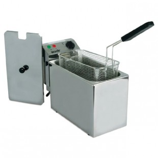 JB Prince P322 7 Inch Electric Deep Fryer 10lbs Oil Capacity Countertop