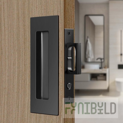 BK Resources BKSSRPD 2.5 Inch Recessed Sliding Door Pull Stainless Steel