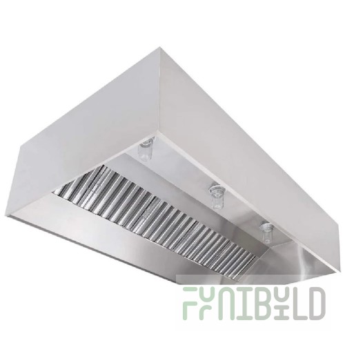 Island supply and exhaust hood ZPVO-1800/1400-N-TEH