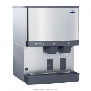 Follett 110CM-NI-SI Ice Dispenser Countertop Air-cooled 110 lb Capacity with Antimicrobial Protection