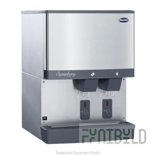 Follett 110CM-NI-SI Ice Dispenser Countertop Air-cooled 110 lb Capacity with Antimicrobial Protection