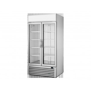 True Refrigeration GDM-35-HC~TSL01_WH 39 Inch Refrigerated Merchandiser 12.54 cu with Two-section