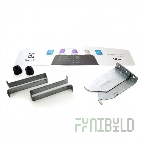 Electrolux 922687 Kit to Fix Oven to the Wall Corrosion-Resistant Steel
