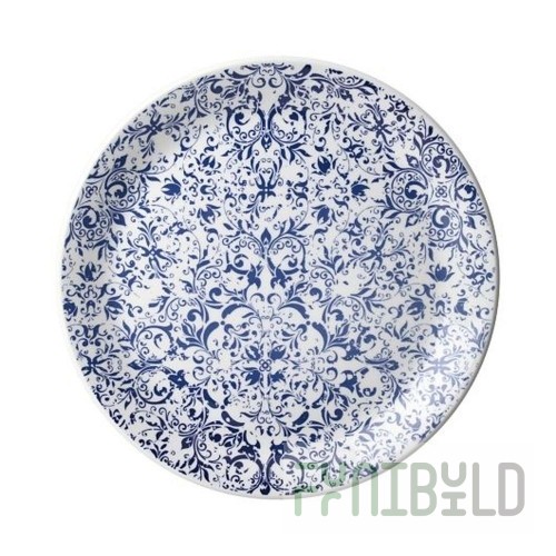 Steelite 17670569 1.375 Quart Coupe Bowl 10 Inch Round Blue Alumina Vitrified
