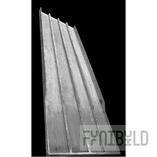 Steel hearth sheet (for HPE furnaces) 700x460 in with 3-sided flanging