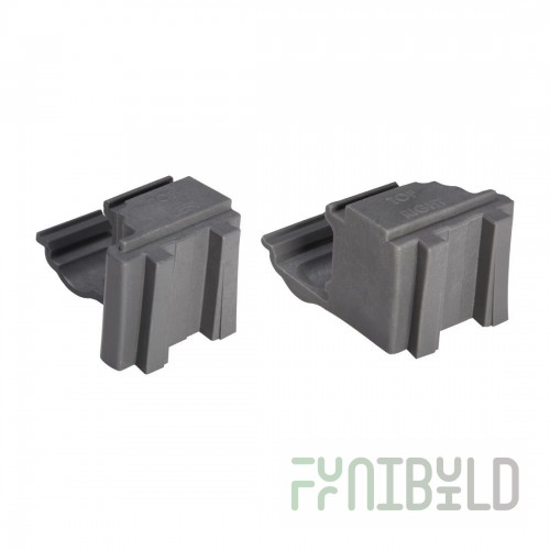 Cambro EXCC1480 Set Corner Connectors for Camshelving Elements XTRA Speckled Gray