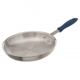 Browne Foodservice 5813810 10 Inch Fry Pan Aluminum Riveted Handle with Silicone Sleeve