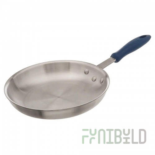 Browne Foodservice 5813810 10 Inch Fry Pan Aluminum Riveted Handle with Silicone Sleeve