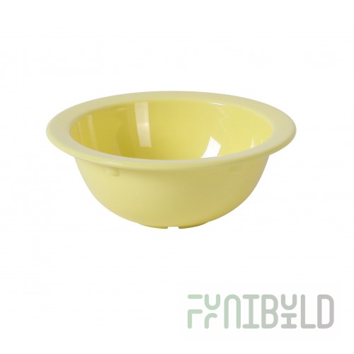 Yanco NS-305Y 10 Oz. Yellow Grapefruit Bowl Melamine NSF Dishwasher Safe