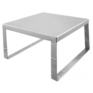 Steelite DWFB63 6 Inch Square Display Riser Stainless Steel with Durability