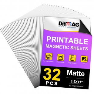 GET Enterprises ST11402011 11 Inch Magnetic Inkjet Printable Labels Set of 25 Sheets GET Enterprises ST11402011 11 Inch Magnetic Inkjet Printable Labels Set of 25 Sheets