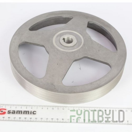 Steel pulley for potato peeler belts (PP8A)