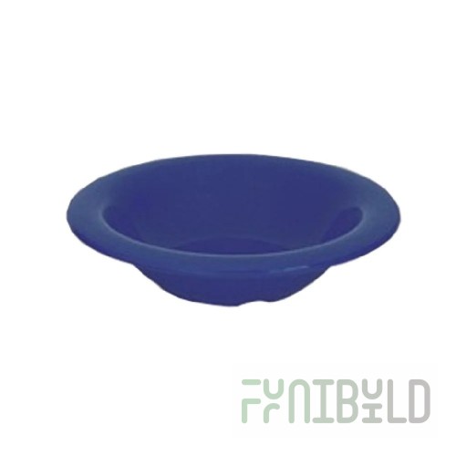 Yanco MS-5044BU 4-3/4 Inch 4-1/2 Oz Round Salad Bowl Heavy Duty Melamine Blue