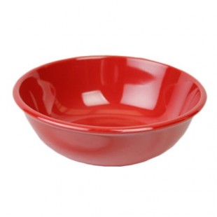 Thunder Group CR5807PR 32 Oz Red Salad Bowl Break Resistant Melamine