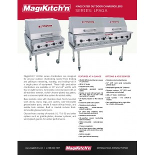 Magikitchn G6020K Wind Splash Guard for LAPAG60 Stainless Steel Accessory