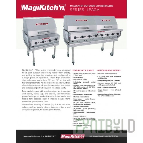 Magikitchn G6020K Wind Splash Guard for LAPAG60 Stainless Steel Accessory