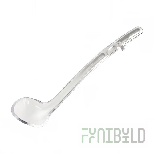 Winco CVLD-8C 3/4 Oz Ladle with Clear Polycarbonate Construction
