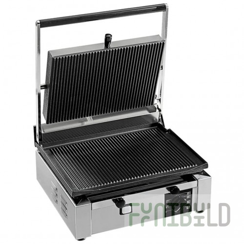 Eurodib CORTR110 Eurodib Panini Grill Single Ribbed Top & Bottom