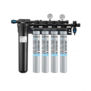 Everpure INSURICE QUAD PF-4FC-S 29 Inch Water Filtration System for Ice Machines