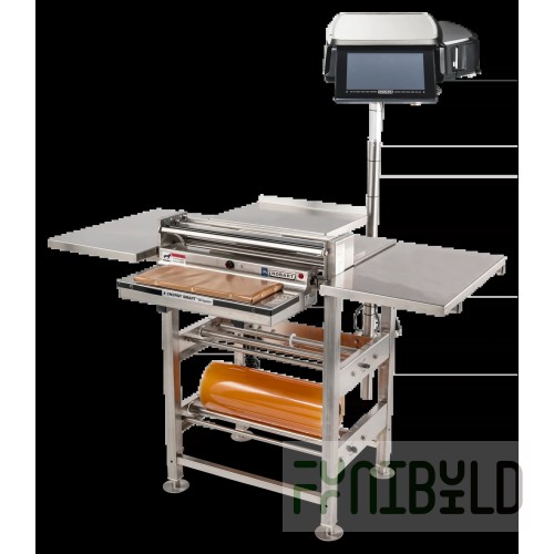 Hobart HWS-4-ES 53 Inch Energy Smart Wrap Station with Heated Seal Plate