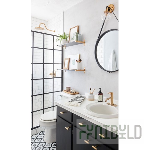 Winholt SCAST-2436-3-AU 36 Inch Add-On Shelving Unit Cantilevered Aluminum with 3 Shelves