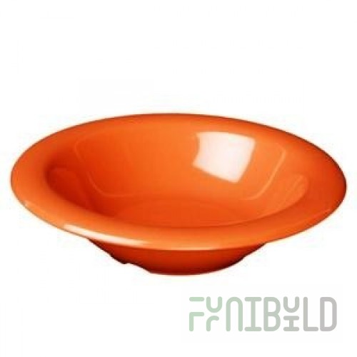 Thunder Group CR5608RD 8 Oz Salad Bowl Break-Resistant Melamine Orange