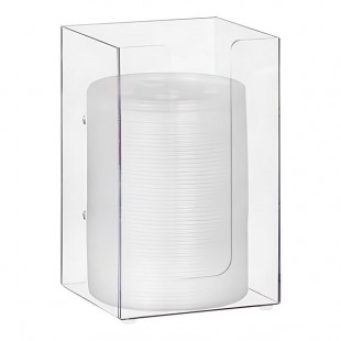 Dispense-Rite Clear Acrylic Single-Section 5
