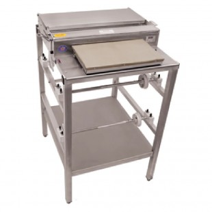 Alfa 107A 23 Inch Heat Seal Wrapper Floor Model with Splash Shield