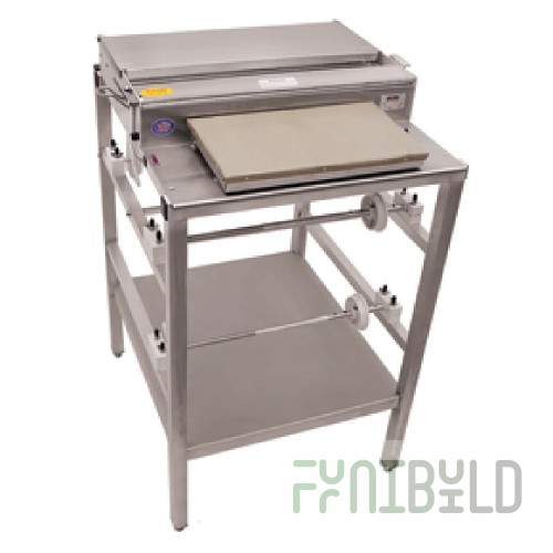 Alfa 107A 23 Inch Heat Seal Wrapper Floor Model with Splash Shield