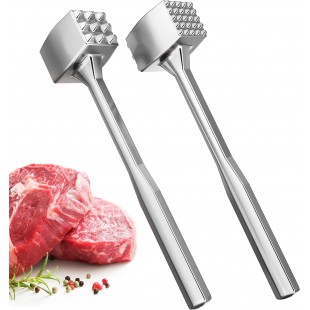 Alfa 1PL 3-1/2 Inch Meat Tenderizer Plastic Head Wooden Handle Mallet