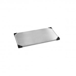 1880 Hospitality FF2448SSS 48 Inch Stainless Steel Shelf Solid with Marine Edge