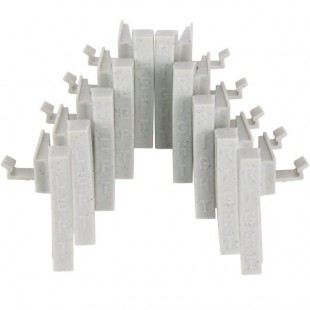 Cambro CPCC10480 Corner Connector Set Left and Right for Camshelving Speckled Gray