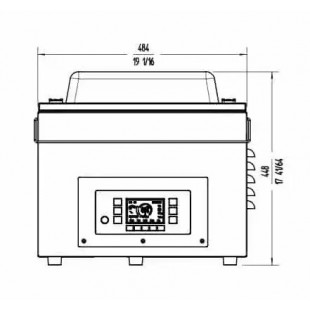 Sammic SU-416P (1140767) Vacuum Packing Machine With Bluetooth Connectivity Countertop