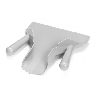 Tablecraft PD8 8-1/8 Inch French Fry Scoop Plastic Dishwasher Safe Gray