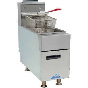 Comstock-Castle CCGTF-25-P 11 Inch Gas Deep Fryer Propane 25 lb Capacity with Basket 44000 BTU