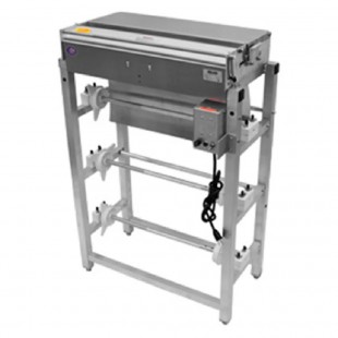 Alfa 112B 13 Inch Heat Seal Wrapper Floor Model with Non-Stick Cover Stainless Steel