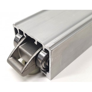 AllPoints 170-60 1/2 Inch Rollers Stainless Steel Swinging Door Hardware