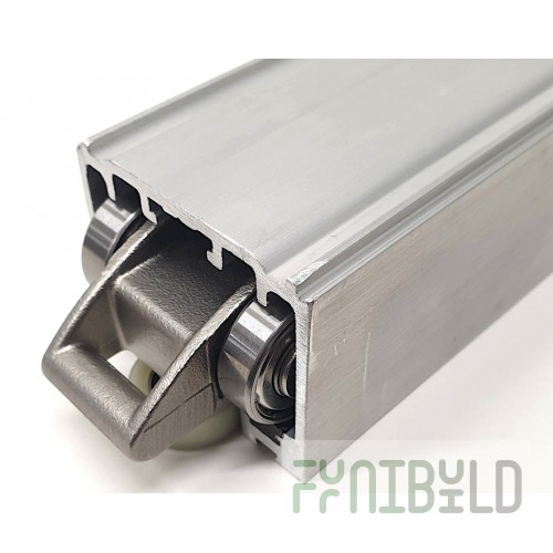 AllPoints 170-60 1/2 Inch Rollers Stainless Steel Swinging Door Hardware