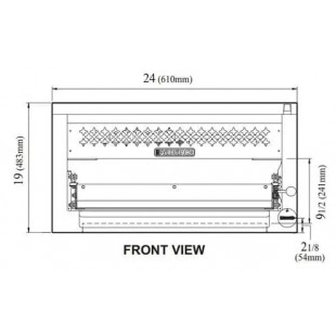 Turbo Air RCM1018 24-Inch Wall Mounting Bracket for TACM-24 and TASM-24