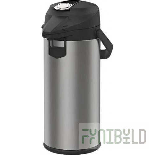 Fetco D081 7 Inch Stainless Steel Airpot With Pump Lever Direct Fill