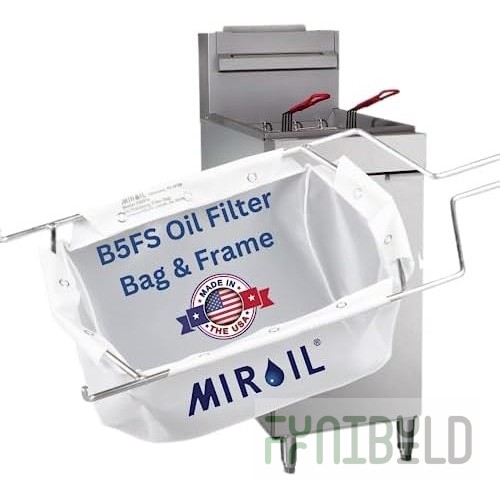 MirOil USA B5FS-02751 Assembly Of #RB5F Oil Polishing Filter Bag Mounted On #BF1A Holder Frame