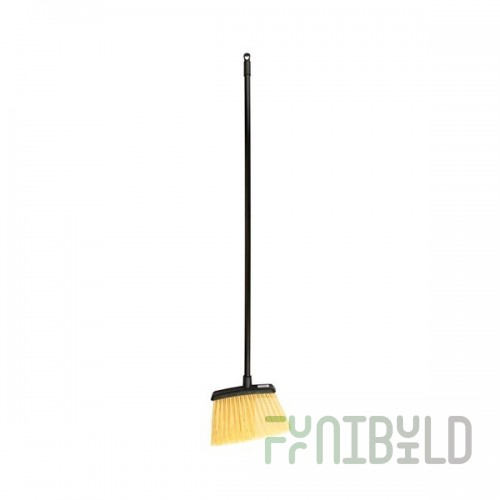 Carlisle Foodservice 4688500 Hd Angle Broom Nat Brist 48 In Blk Metal Handle