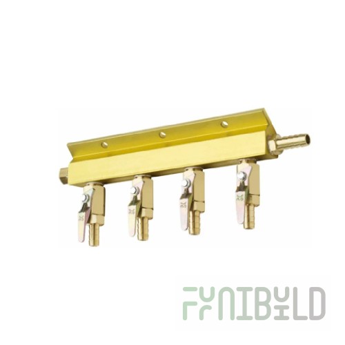 Optional Stainless Steel 4-way Manifold for Draft Beer System, Krowne BC-797