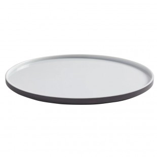 American Metalcraft UPR11GE 11 Inch Diameter Round Plate BPA Free Melamine Graphite