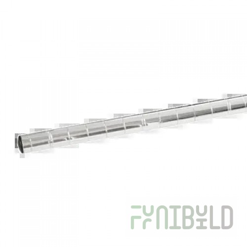 Thunder Group CMPC063 63 Inch Shelving Post with Leveling Foot Chrome Heavy Duty