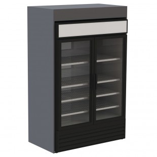 Hubert 39229 Expressly Hubert® Micro Market Double Door Cooler 56 1/2